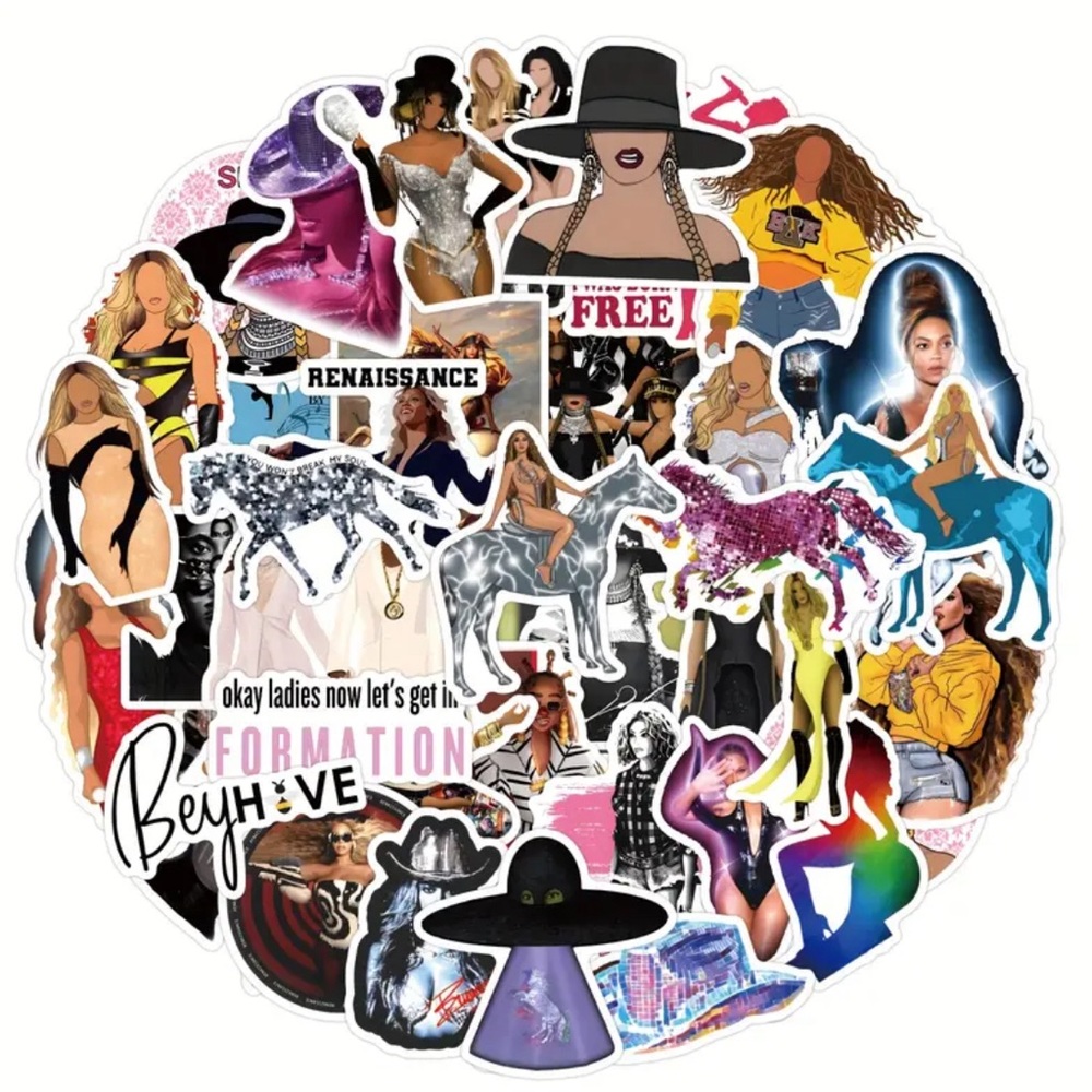 50pc Beyoncé Renaissance Sticker Pack